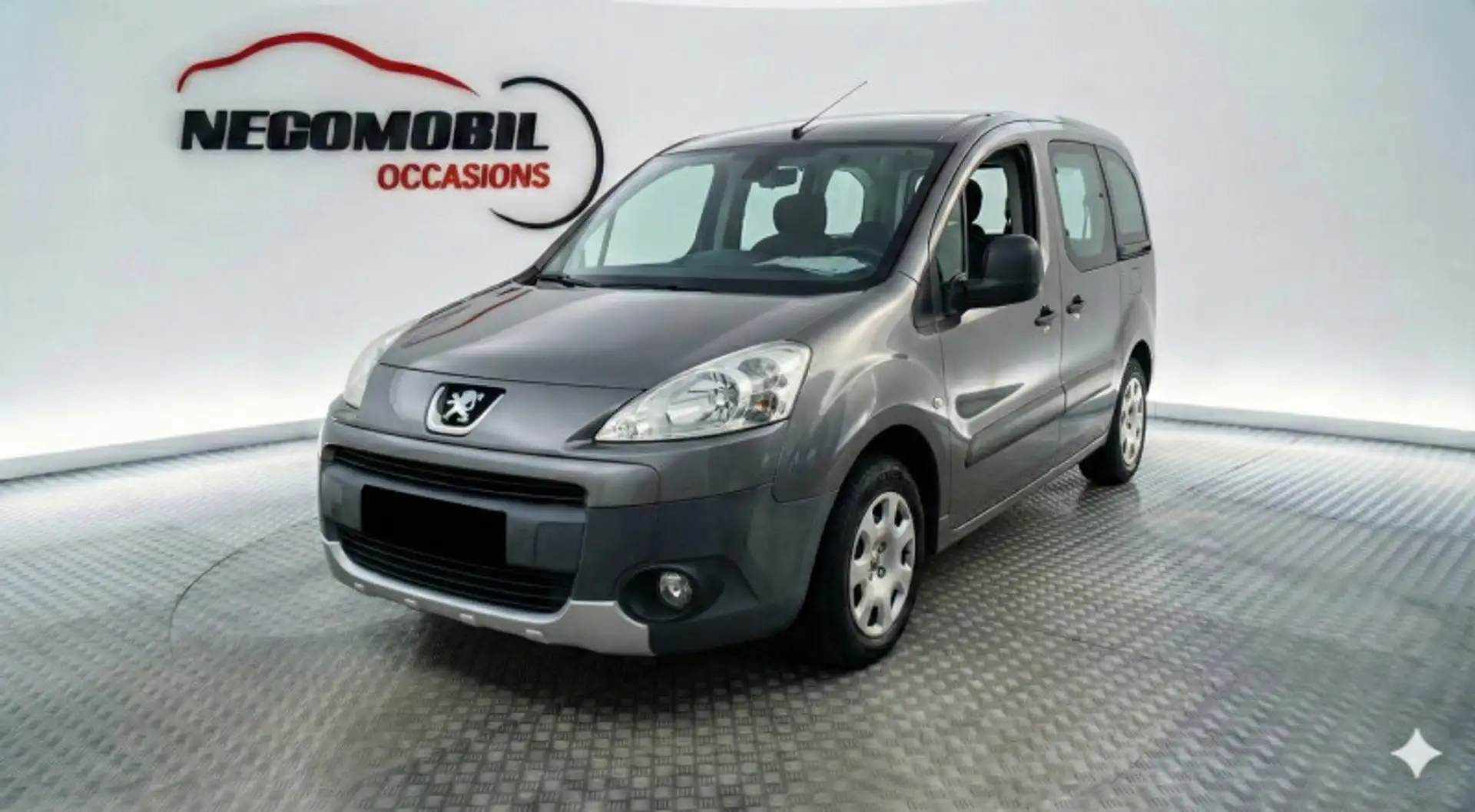 Peugeot Partner 1.6 HDI92 FAP ZENITH Gris - 1