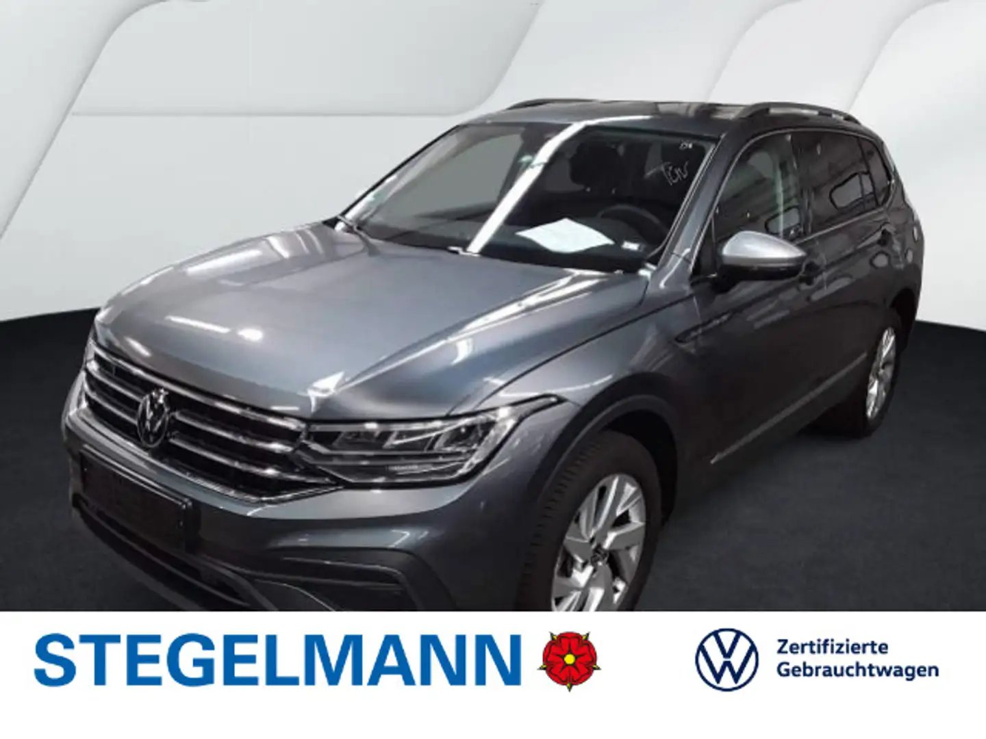 Volkswagen Tiguan Allspace 2.0 TDI DSG Life 7-Sitzer *AHK*N Grau - 1