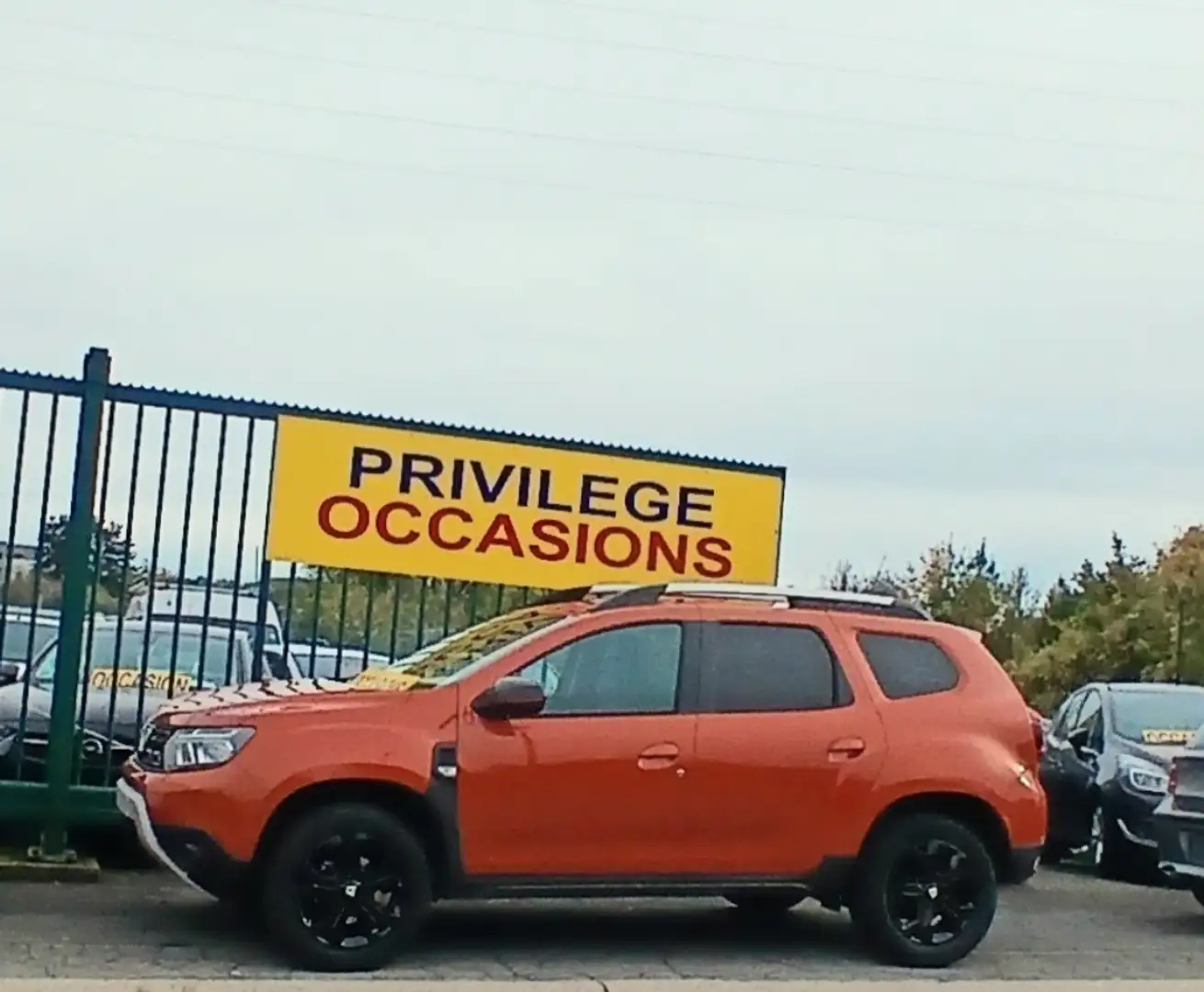 Dacia Duster 13 TCe 130cv 6v CUIR GPS CAMERA AIRCOél JA Orange - 1