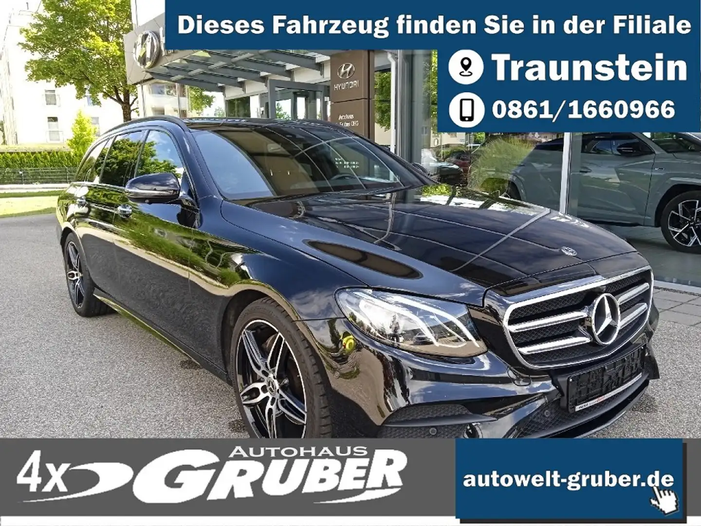 Mercedes-Benz E 220 d Kombi 9G-TRONIC AMGLine Noir - 1