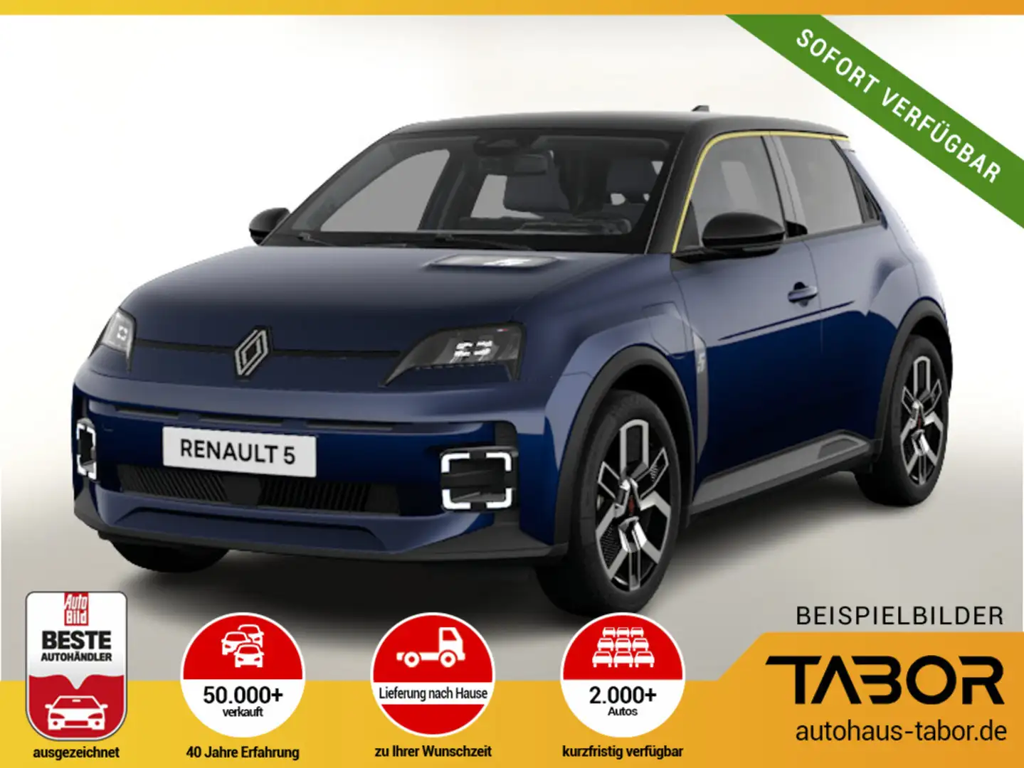 Renault R 5 Techno 10 Comfort Range SHZ Nav ACC Mavi - 1