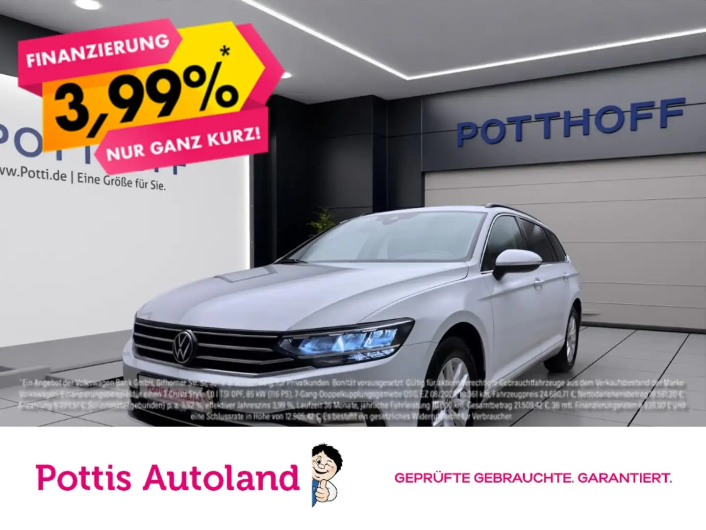 Volkswagen Passat Variant 2.0 TDI DSG BUSINESS NAVI KAMERA PDC LED Weiß - 1