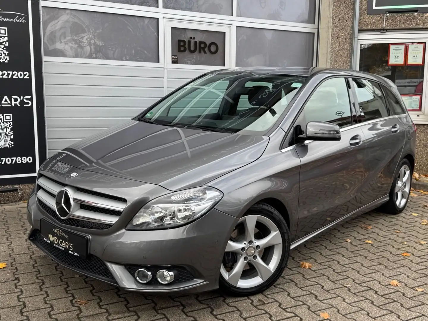 Mercedes-Benz B 200 B -Klasse B 200 WENIGKM/LEDER/AHK/GEPFLEGT Grau - 2