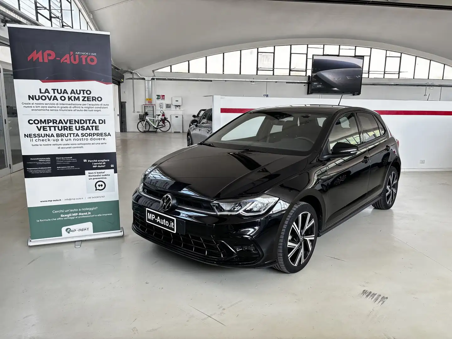 Volkswagen Polo 1.0 TSI 110 CV DSG R-Line UNICO PROPR. tua a 330, Nero - 1