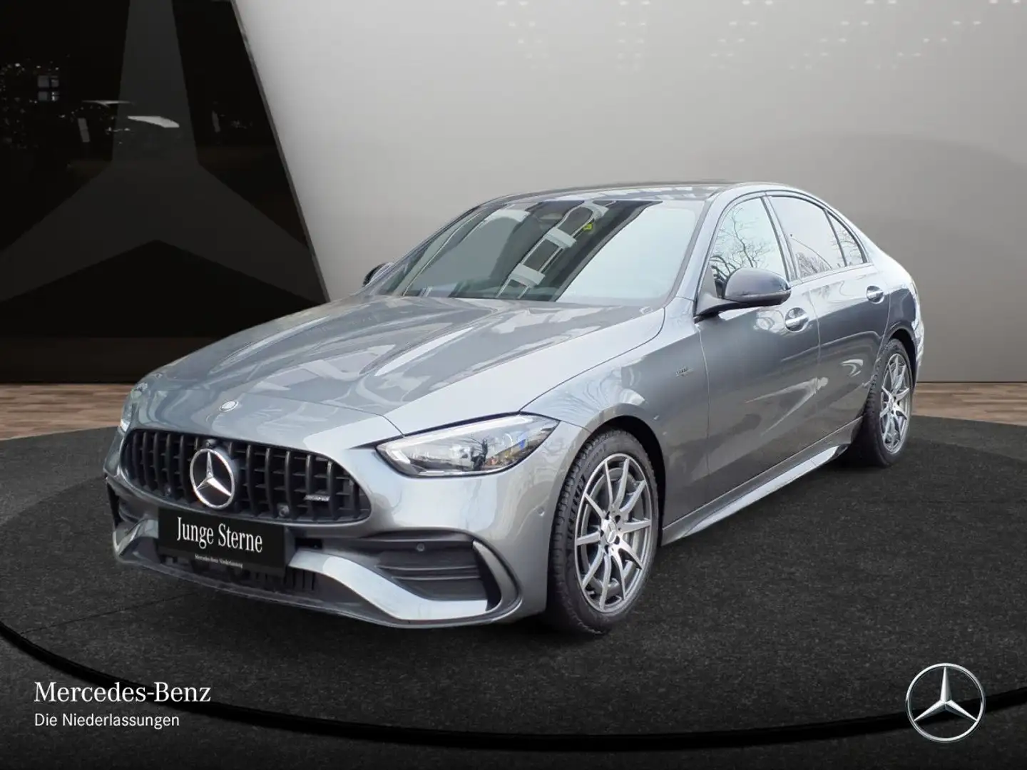 Mercedes-Benz C 43 AMG C 43 4M NIGHT+360+BURMESTER+TOTW+KEYLESS+9G Gris - 2