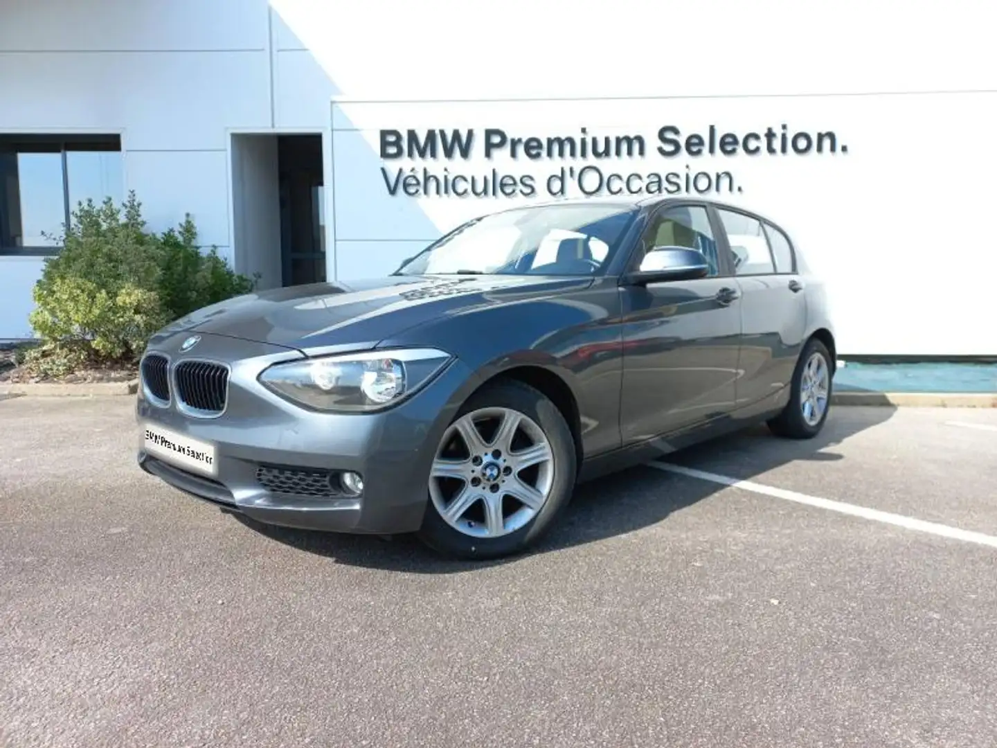 BMW 116 116iA 136ch Lounge Plus 5p Gris - 1