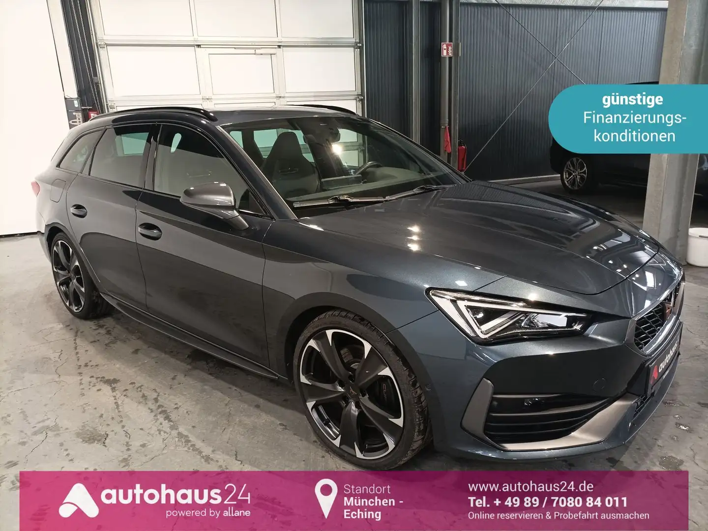 CUPRA Leon ST 2.0 TSI VZ 4Drive LED|Navi|PANO|App Grijs - 1