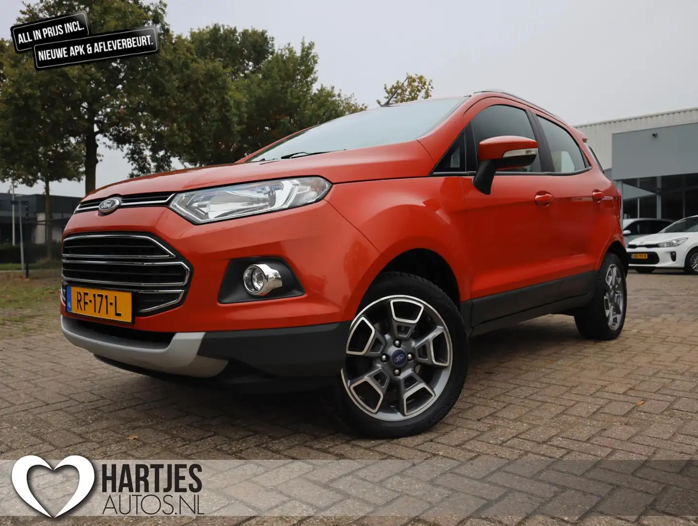 Ford EcoSport 1.0 EcoBoost Titanium (Vol-Opties!) Orange - 1