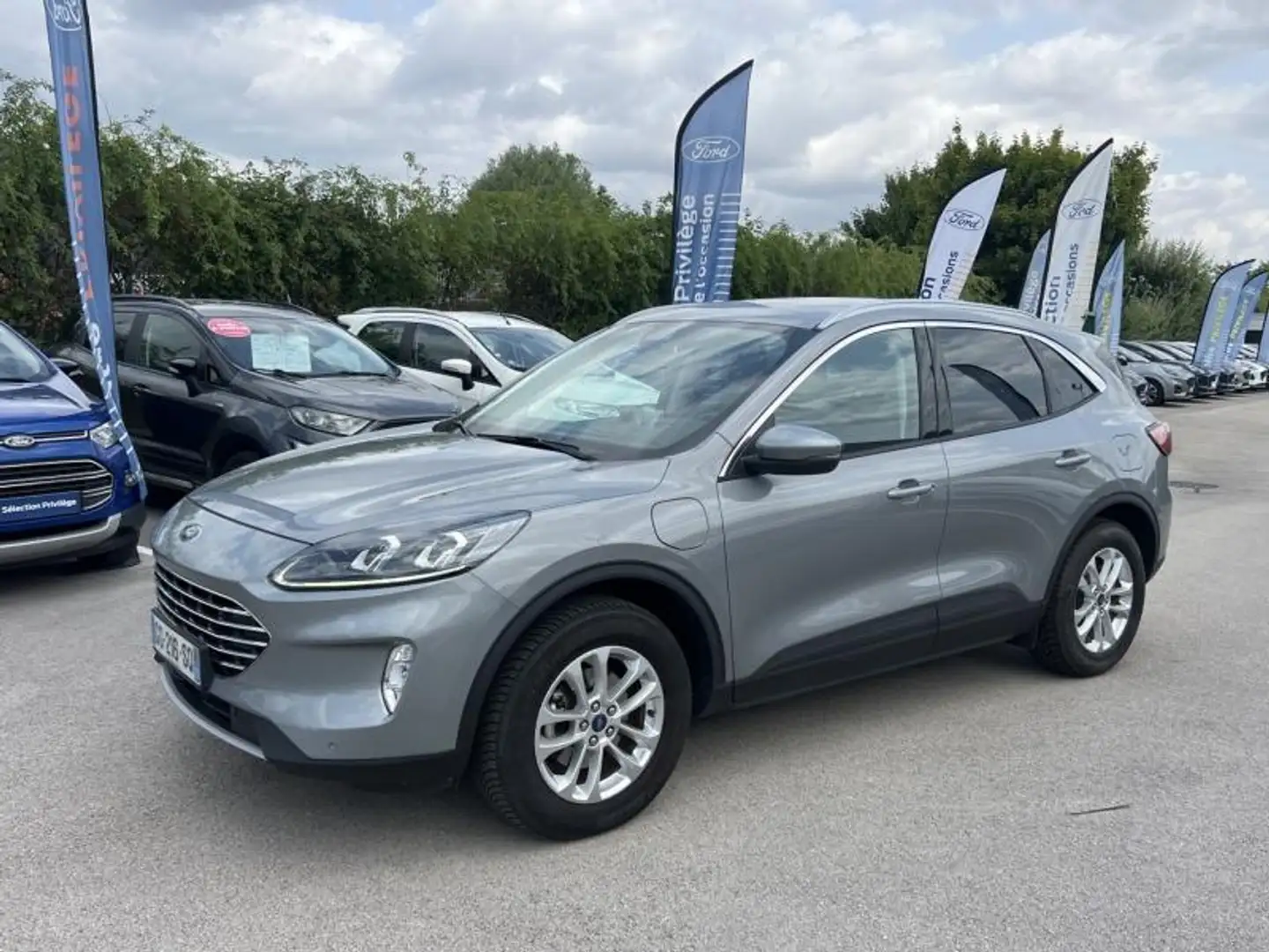Ford Kuga 2.5 Duratec 225ch PowerSplit PHEV Titanium eCVT Gris - 1