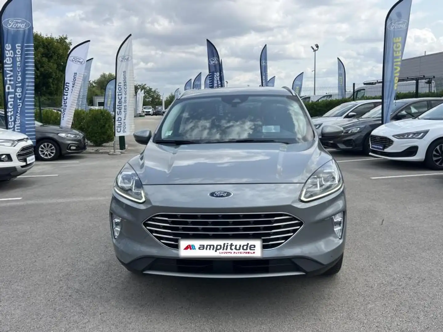 Ford Kuga 2.5 Duratec 225ch PowerSplit PHEV Titanium eCVT Gris - 2