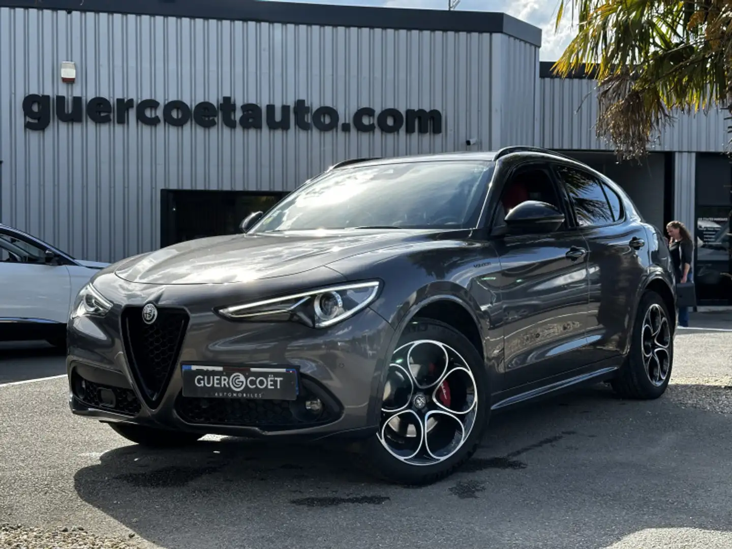 Alfa Romeo Stelvio 2.2 DIESEL 210CH VELOCE Q4 AT8 MY20 Gris - 2