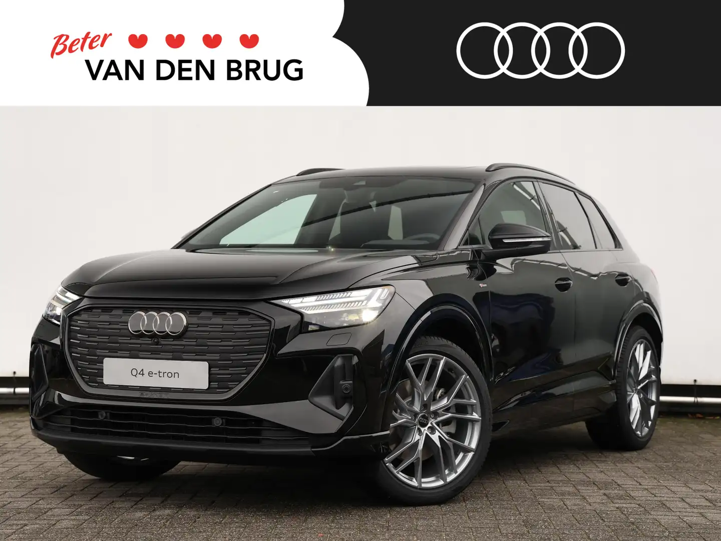 Audi Q4 e-tron S edition Competition 45 82 kWh | 286 pk | Assiste Negru - 1