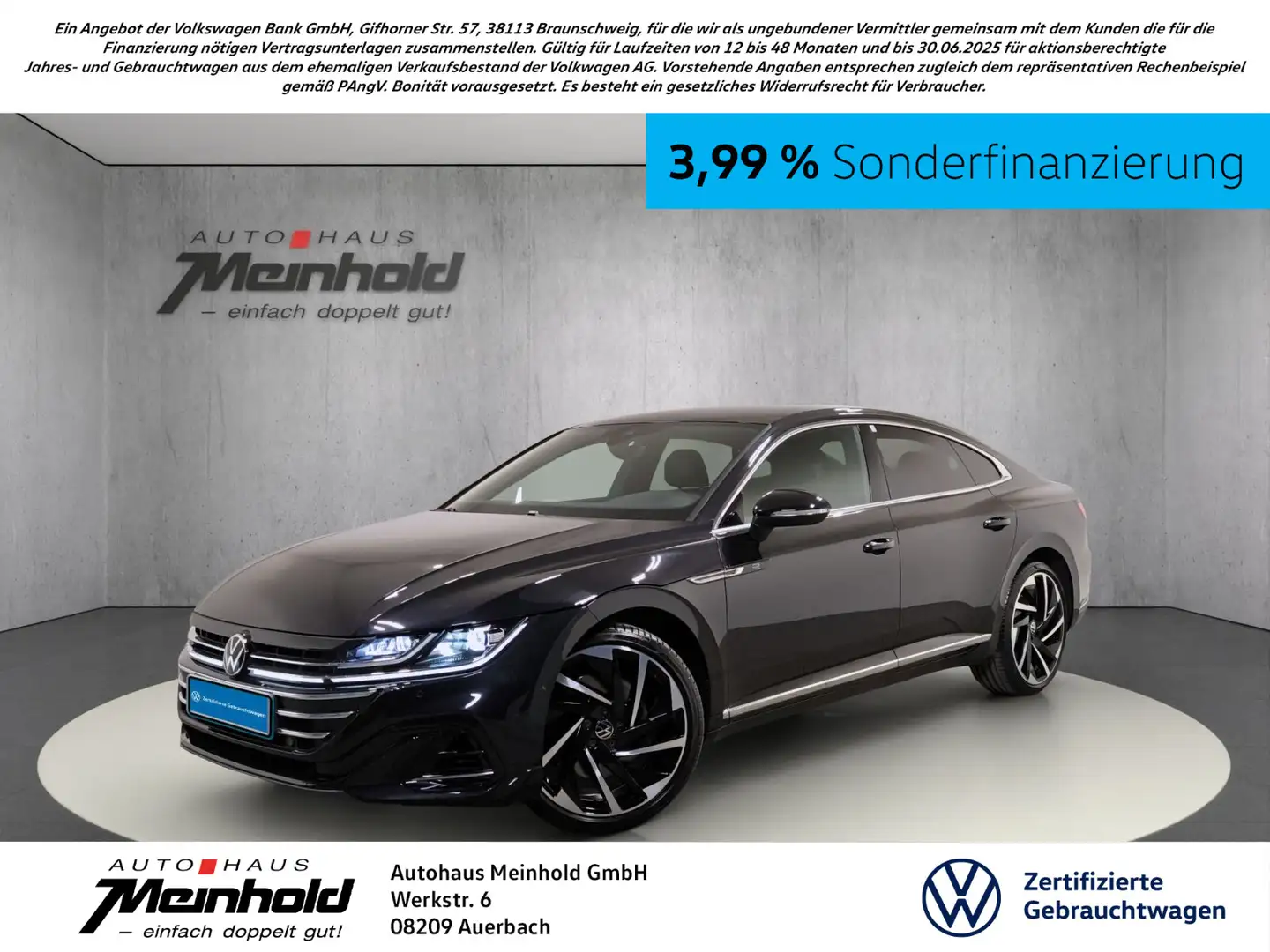 Volkswagen Arteon 2.0 TSI DSG 4M R-Line, AHK, Matrix, 20" Schwarz - 1