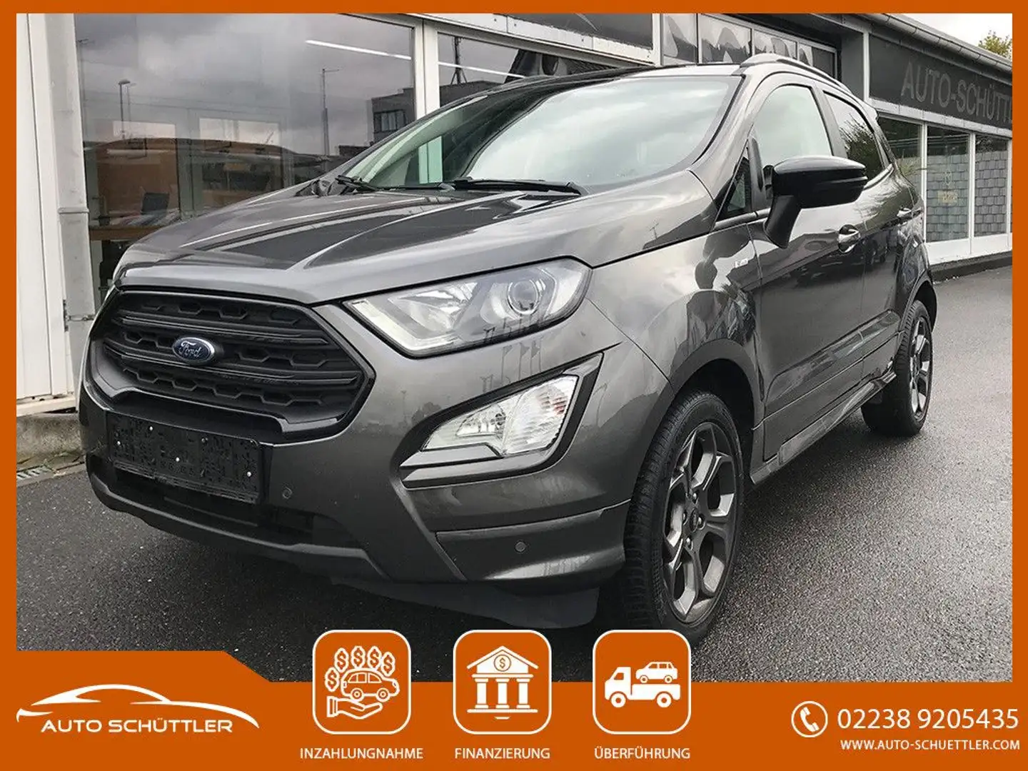 Ford EcoSport ST-Line,Kamera,Sitzh,PDC,Teilleder Gris - 1
