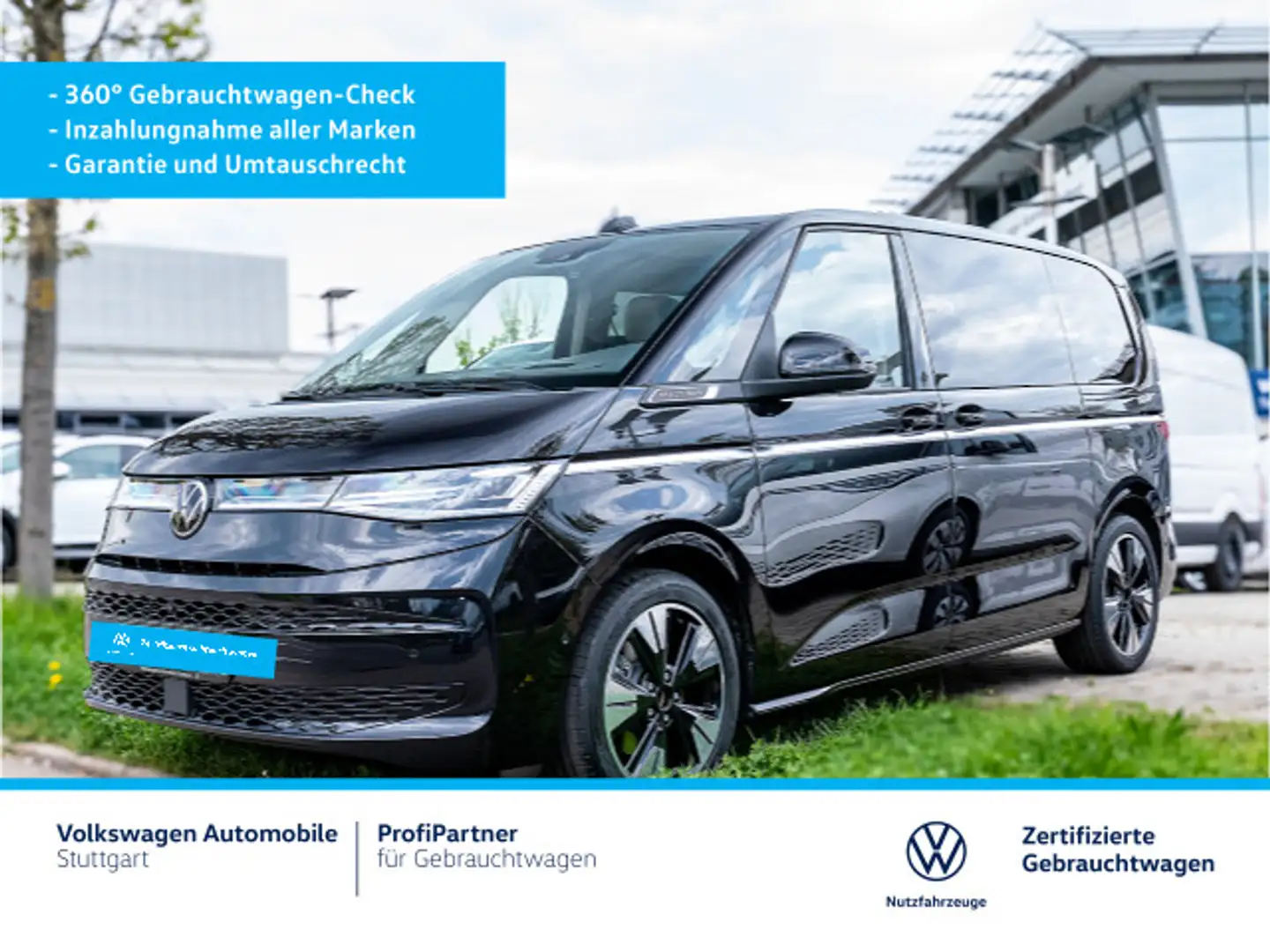 Volkswagen T7 Multivan Style 2,0 l 150 kW TSI OPF Fron tantrie Schwarz - 2