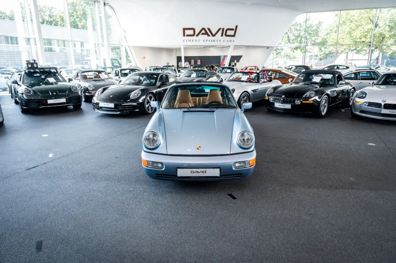 Porsche 964 Carrera 2*Schalter*Klimaanlage*Carfax* Bleu - 1