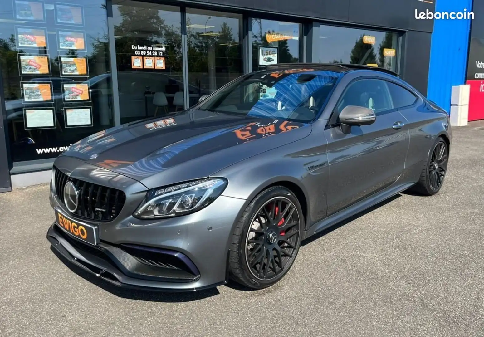 Mercedes-Benz C 63 AMG Mercedes 4.0 63 510ch S AMG EDITION SPEEDSHIFT-MCT Gris - 2