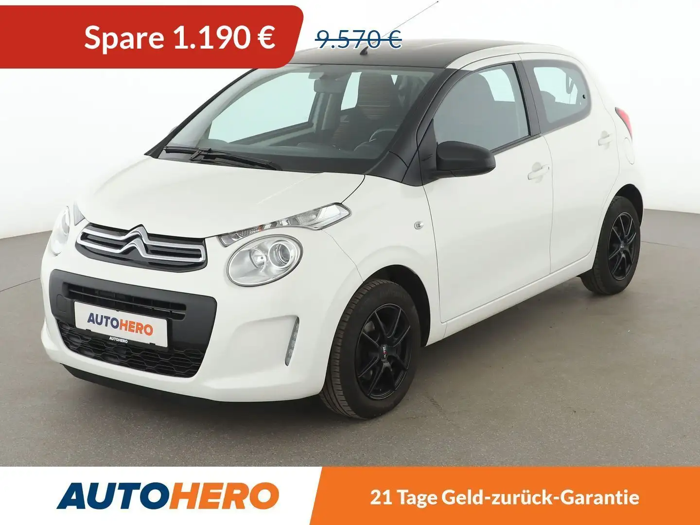 Citroen C1 1.0 VTi Feel*KLIMA*GARANTIE* Weiß - 1