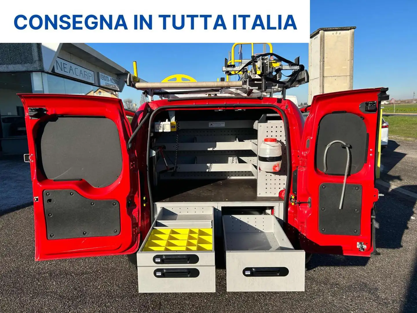 Fiat Fiorino 1.3 MJT 95 ADVENTURE- OFFICINA MOBILE EX TELECOM Rood - 2