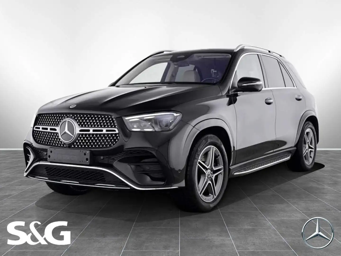 Mercedes-Benz GLE 450 d 4M AMG M-LED+360°+MBUX+AHK+Pano+Sitzh Schwarz - 1