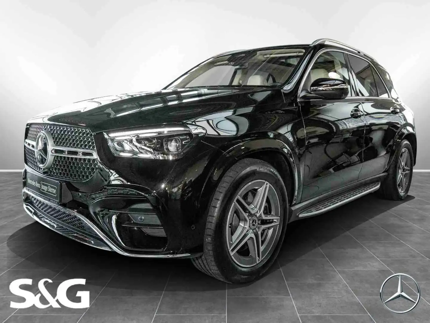 Mercedes-Benz GLE 450 d 4M AMG M-LED+360°+MBUX+AHK+Pano+Sitzh Schwarz - 1