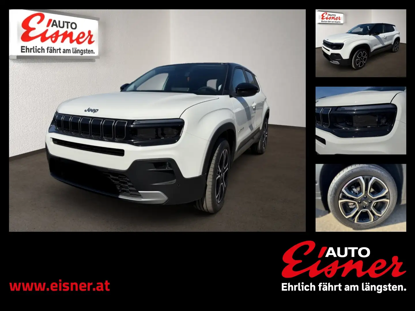 Jeep Avenger 1.2 E-HYBRID ALTITUDE Weiß - 1