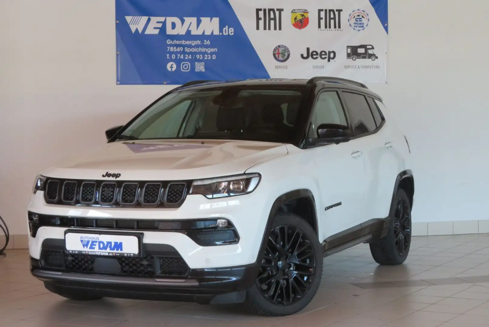 Jeep Compass S e-Hybrid 1.5 48V Automatik *LEDER,NAVI Wit - 1