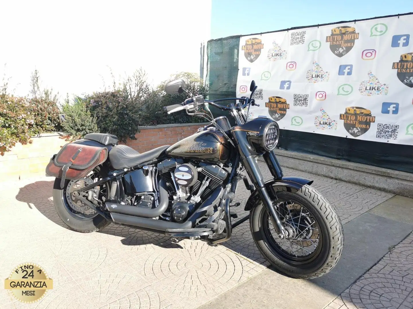 Harley-Davidson Softail Slim * 1690 - 79Cv - ACCES. * - RATE AUTO MOTO SCOOTER Noir - 1