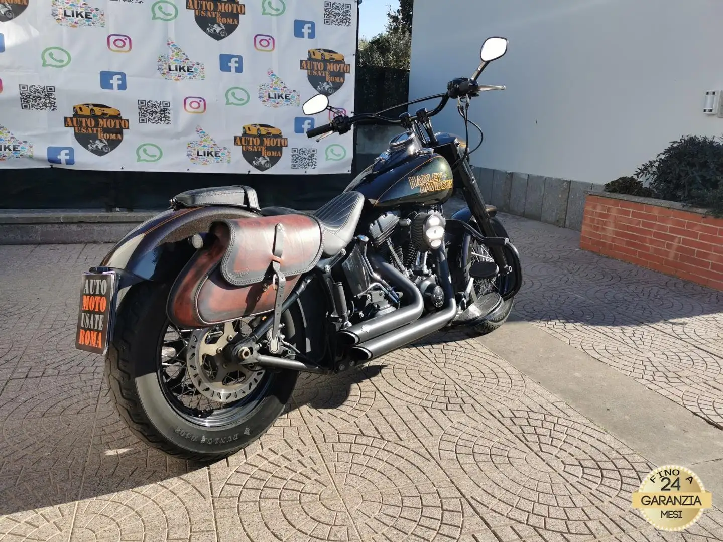 Harley-Davidson Softail Slim * 1690 - 79Cv - ACCES. * - RATE AUTO MOTO SCOOTER Fekete - 2