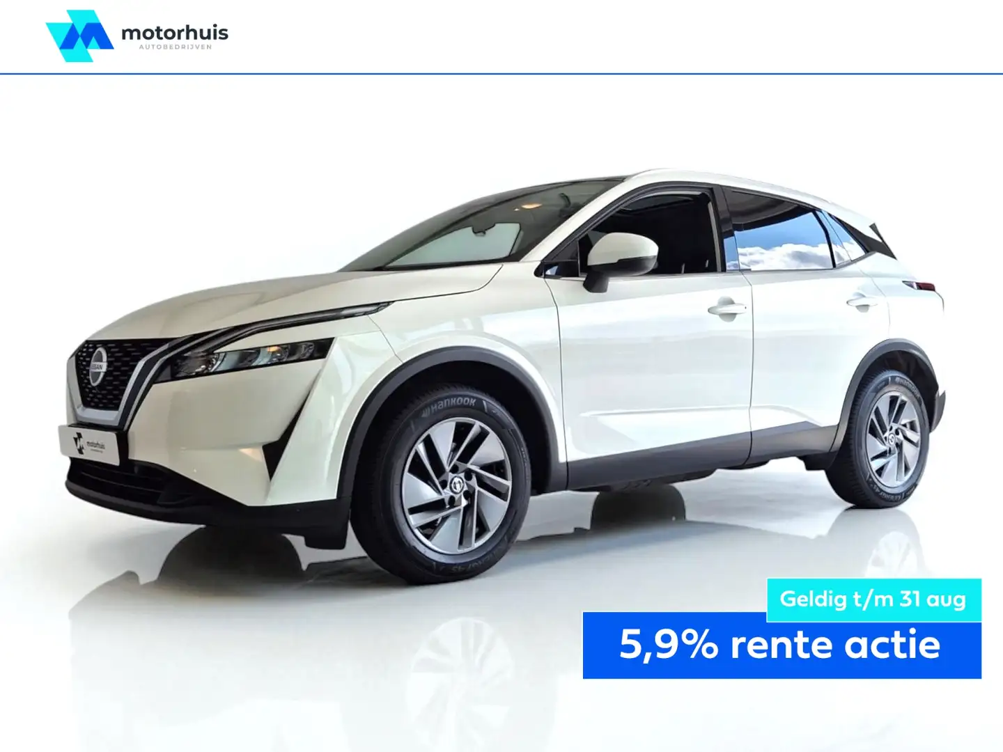 Nissan Qashqai 1.3 Mild-Hybrid 158pk Xtronic Acenta AUTOMAAT APPL Wit - 1