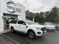 Ford Ranger Ranger 2.0 EcoBlue - 205 - BVA e-AWD TVA RECUPERABLE SUPER CABINE Wildtrak GPS + CAMERA AR + ATTELAG Blanc - thumbnail 1