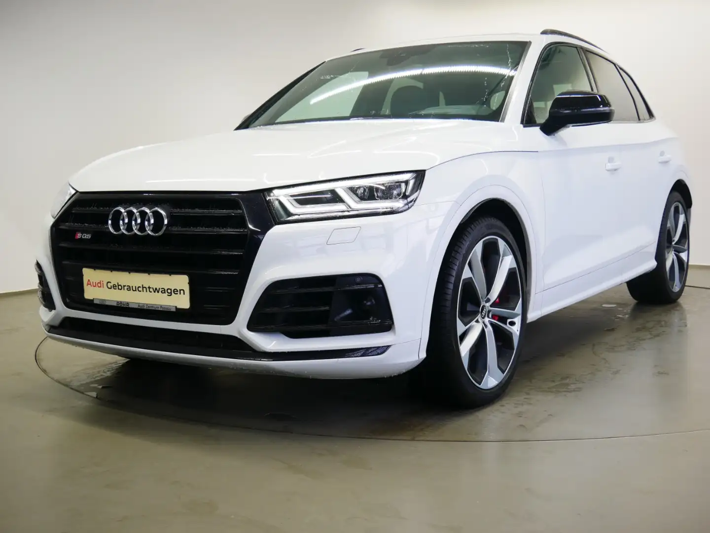 Audi SQ5 TDI tiptr. MATRIX AHK PANO HEAD-UP virt. Cock. Blanc - 2