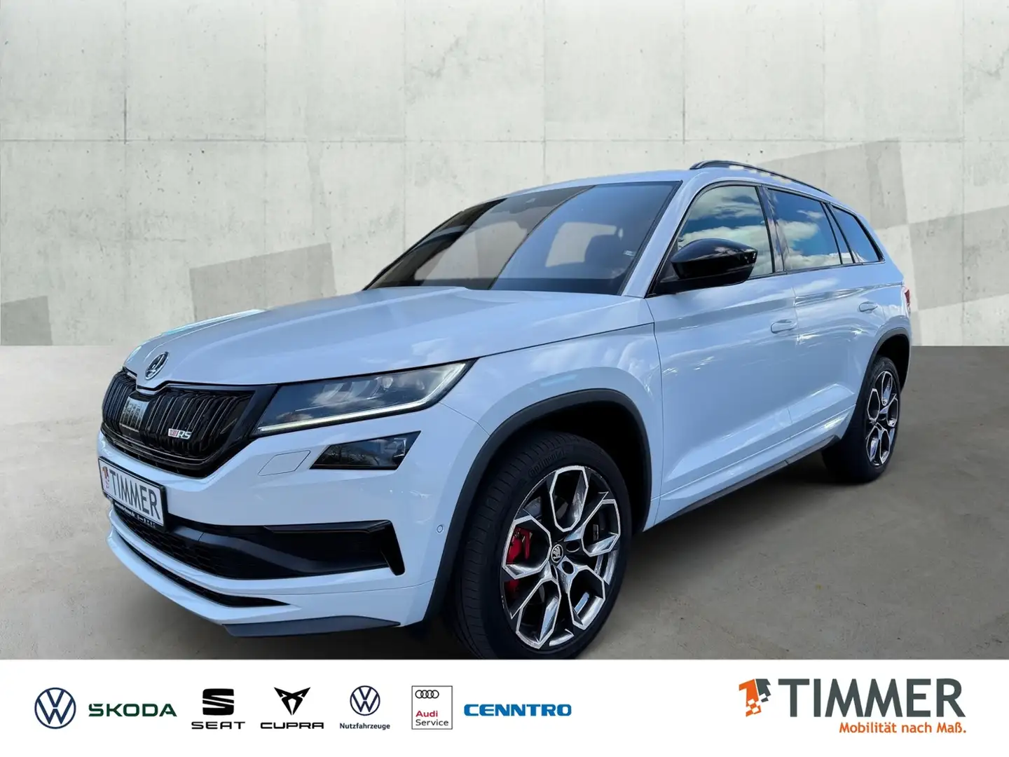 Skoda Kodiaq 2.0 DSG 4x4 RS *360° *PANO *CANTON *ACC * Weiß - 1