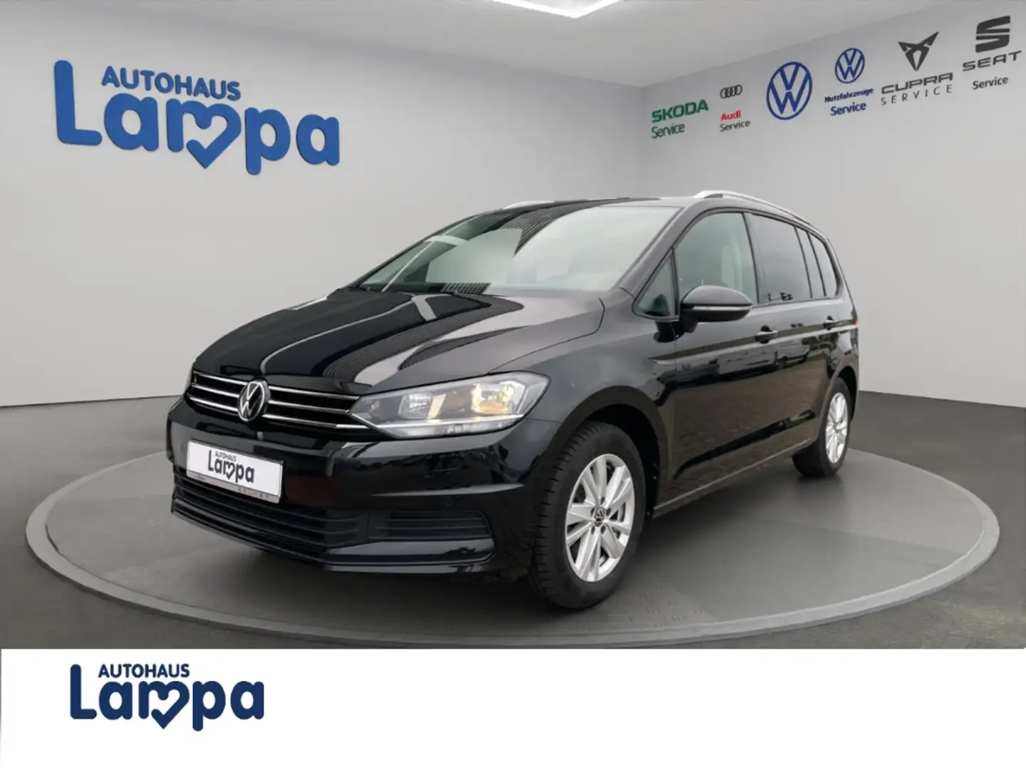 Volkswagen Touran Comfortline 1.5 TSI DSG NAV,RFK,ACC,SHZ Schwarz - 1