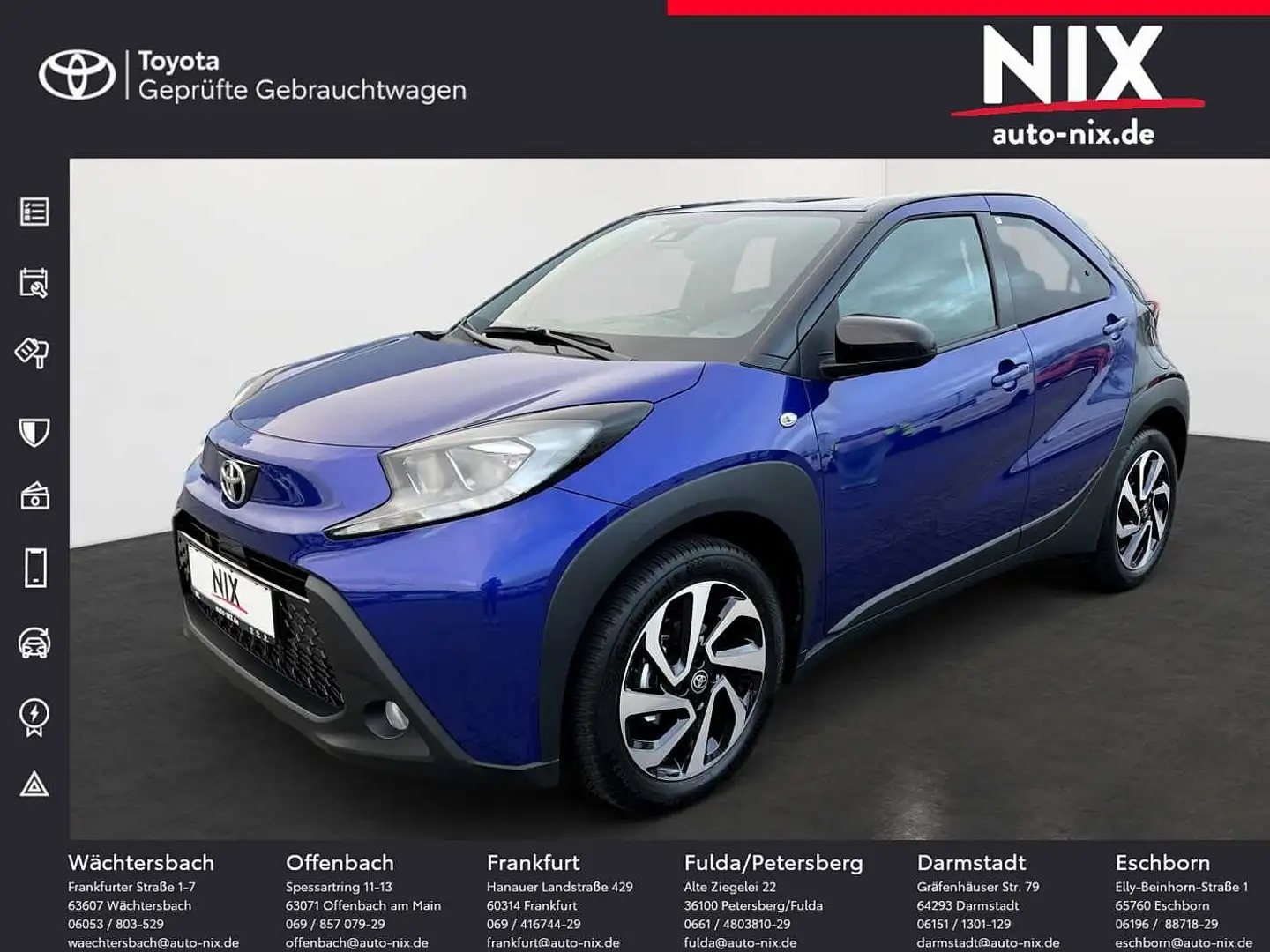 Toyota Aygo X 1.0 Team D ALLWETTER KLIMA KAMERA SHZ Blau - 1