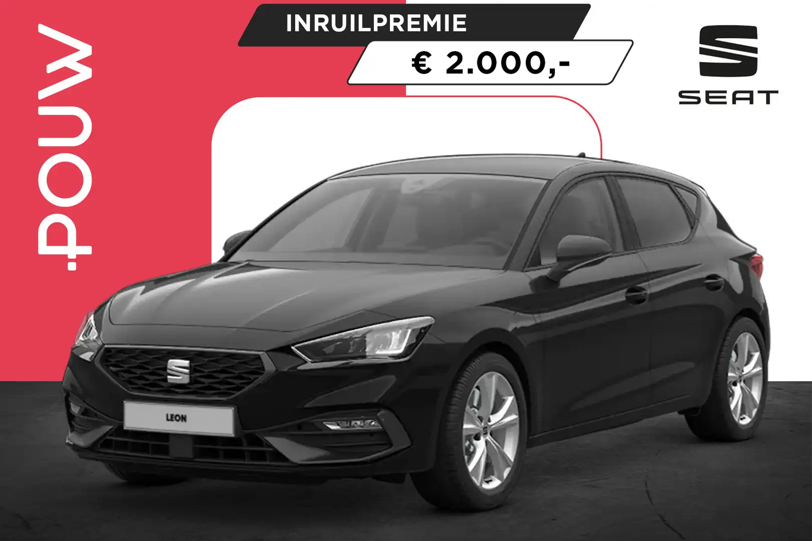 SEAT Leon e-Hybrid 1.5 TSI 204pk Style | Winterpack | Keyless-entry Чорний - 1