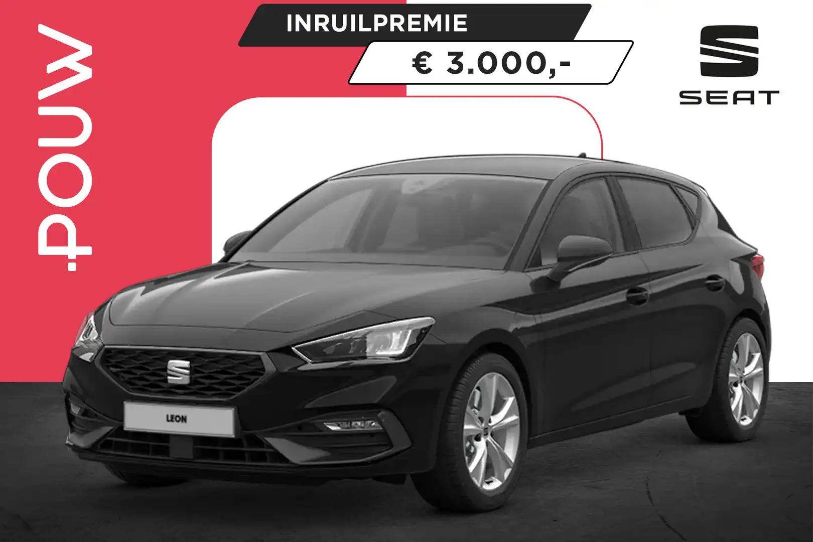 SEAT Leon e-Hybrid 1.5 TSI 204pk Style | Winterpack | Keyless-entry Fekete - 1