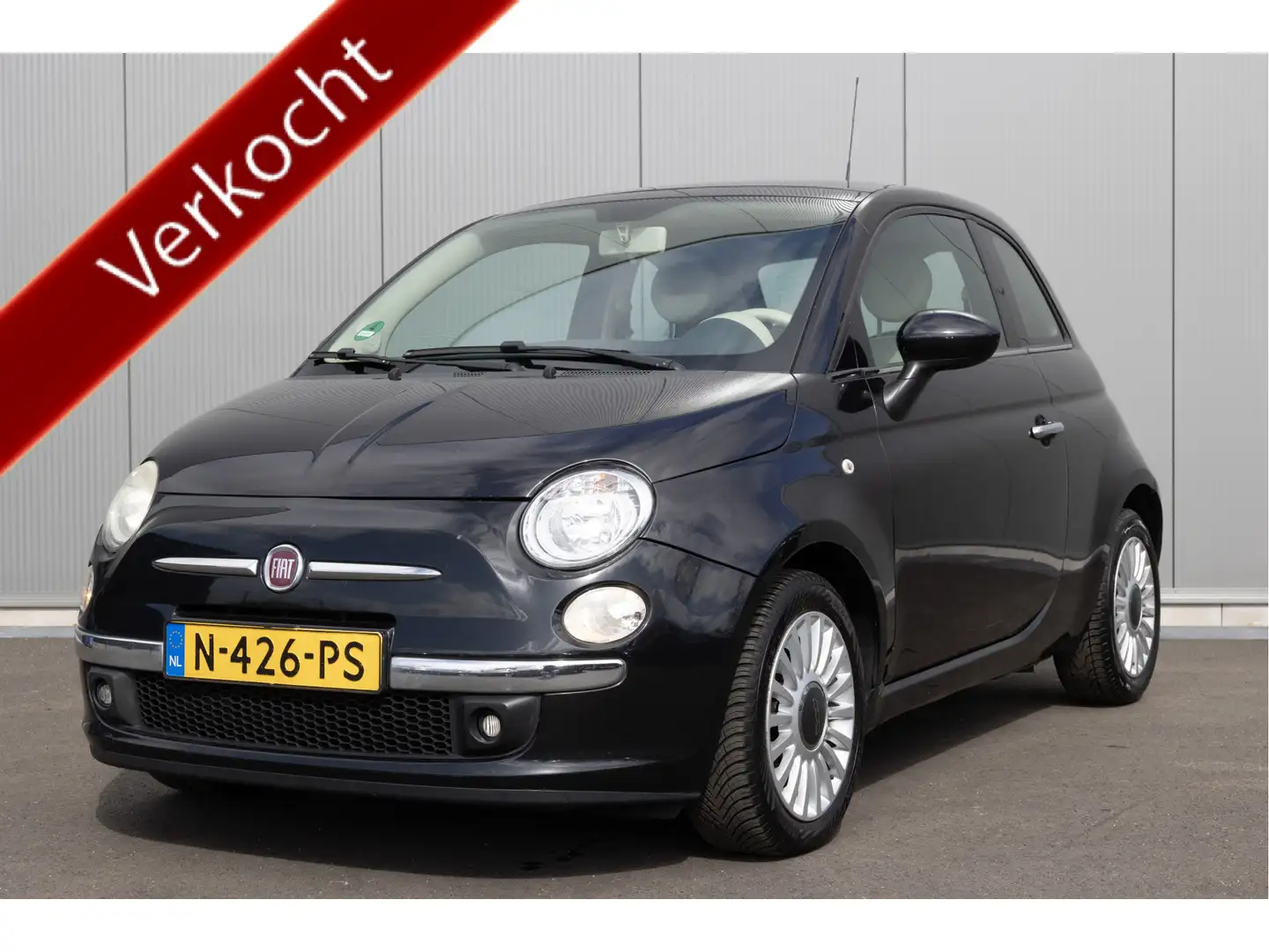Fiat 500 0.9 TwinAir Lounge | LMV | AIRCO | OPEN DAK | APK Noir - 1