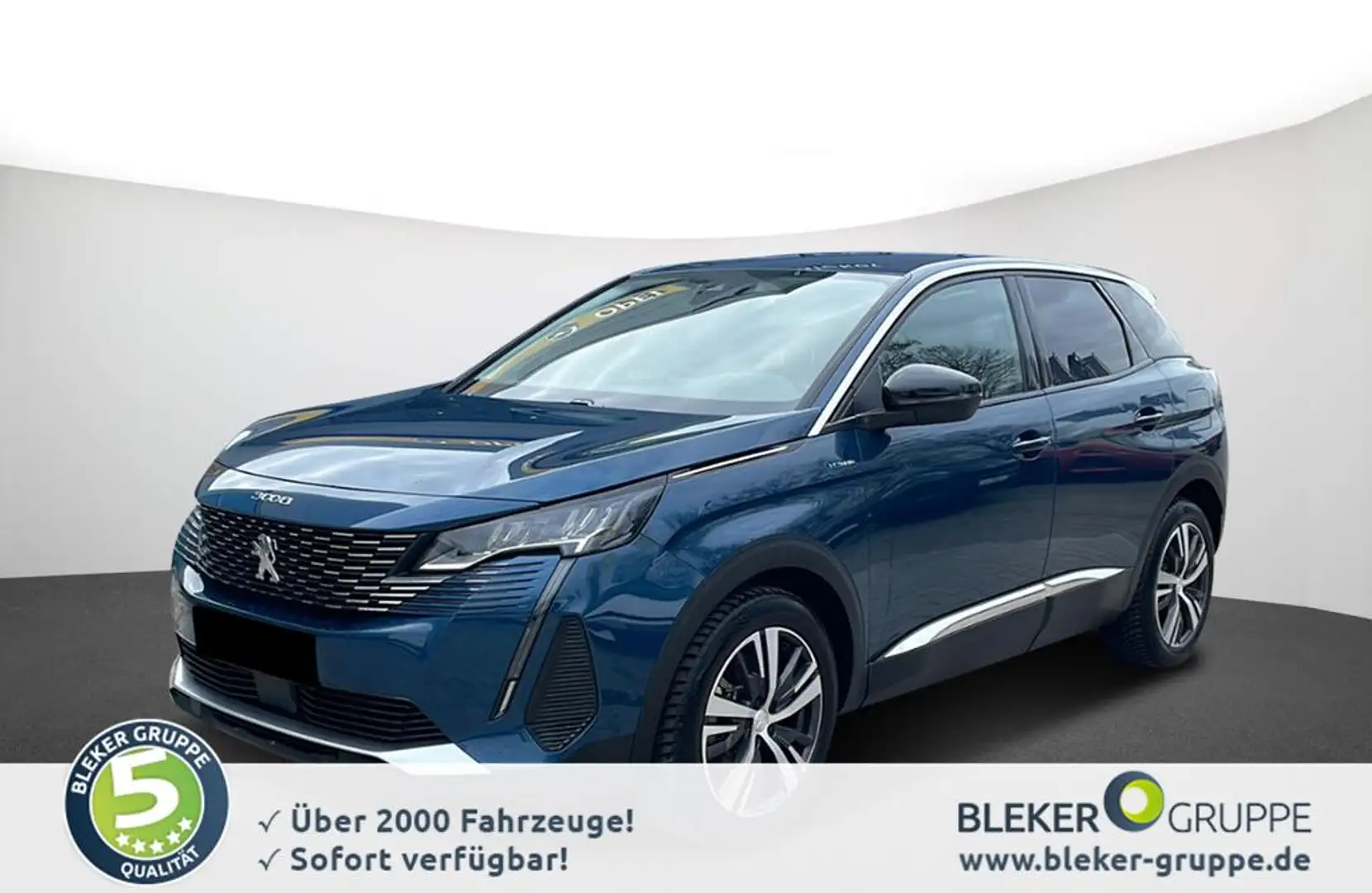 Peugeot 3008 Hybrid 225 Allure Blauw - 1