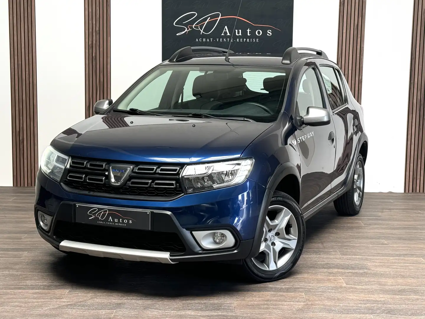 Dacia Sandero Stepway 0.9 TCe * 1ER PROPRIÉTAIRE * 50.000KM * Blauw - 1