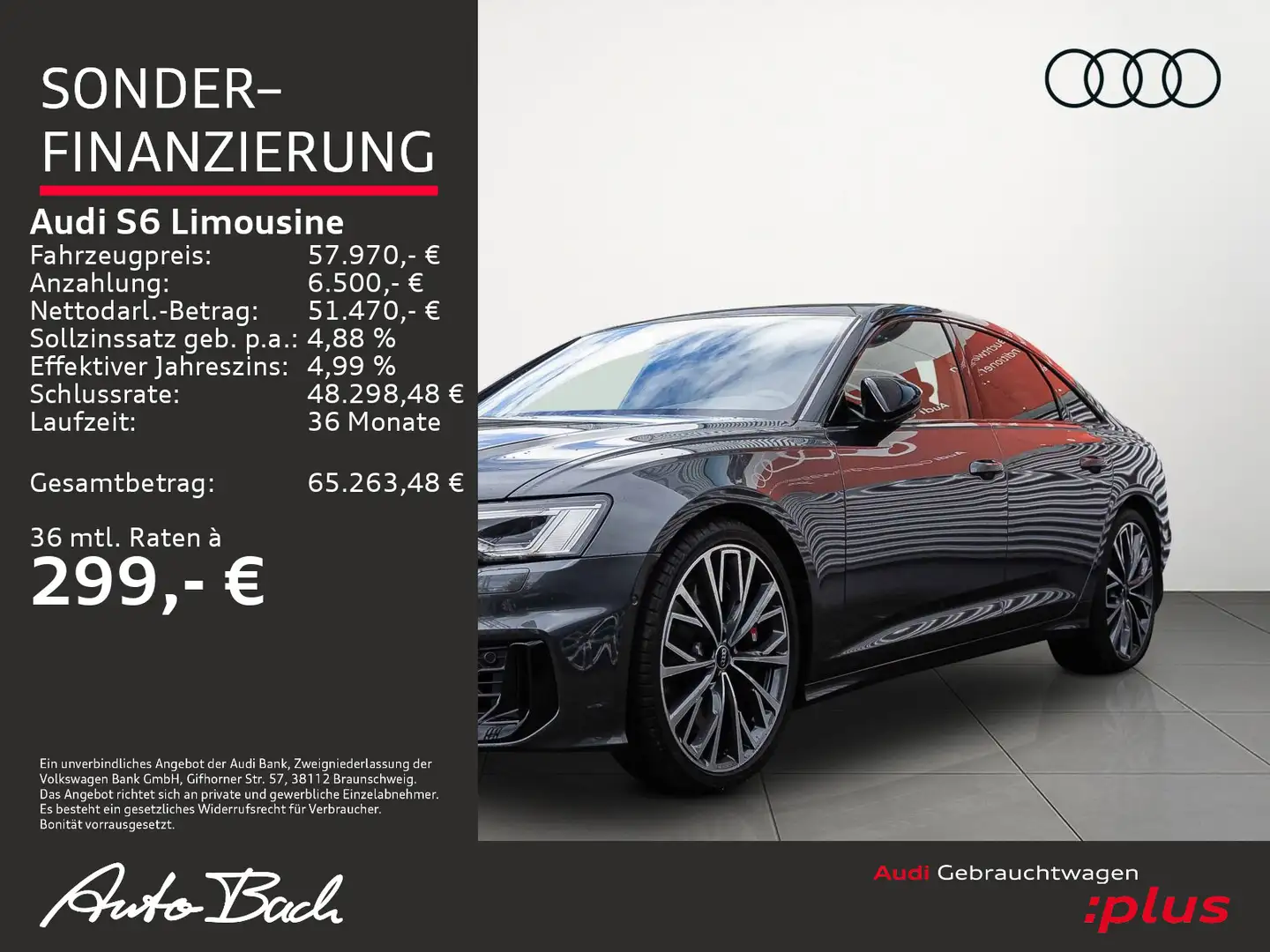 Audi S6 TDI tiptronic Navi ACC B&O virtual Grau - 2