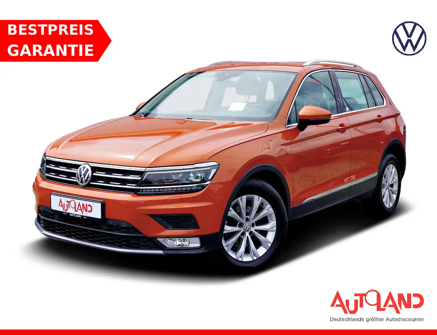 Volkswagen Tiguan 1.4 TSI Comfortline DSG LED Navi Head-Up Orange - 1