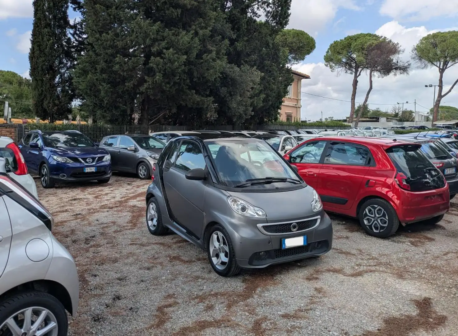 smart forTwo 1.0cc 71cv TETTO PANORAMICO CAMBIO AL VOLANTE Grigio - 1