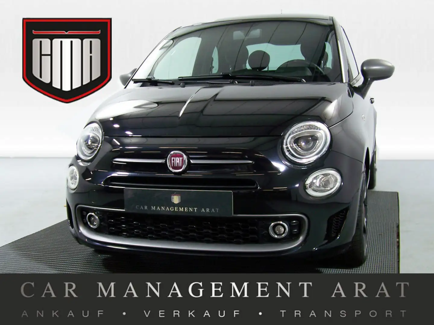 Fiat 500 S 1.2 KLIMAAUTO+PDC+R16ALU+SPORTPAK+TEMPOM Noir - 1