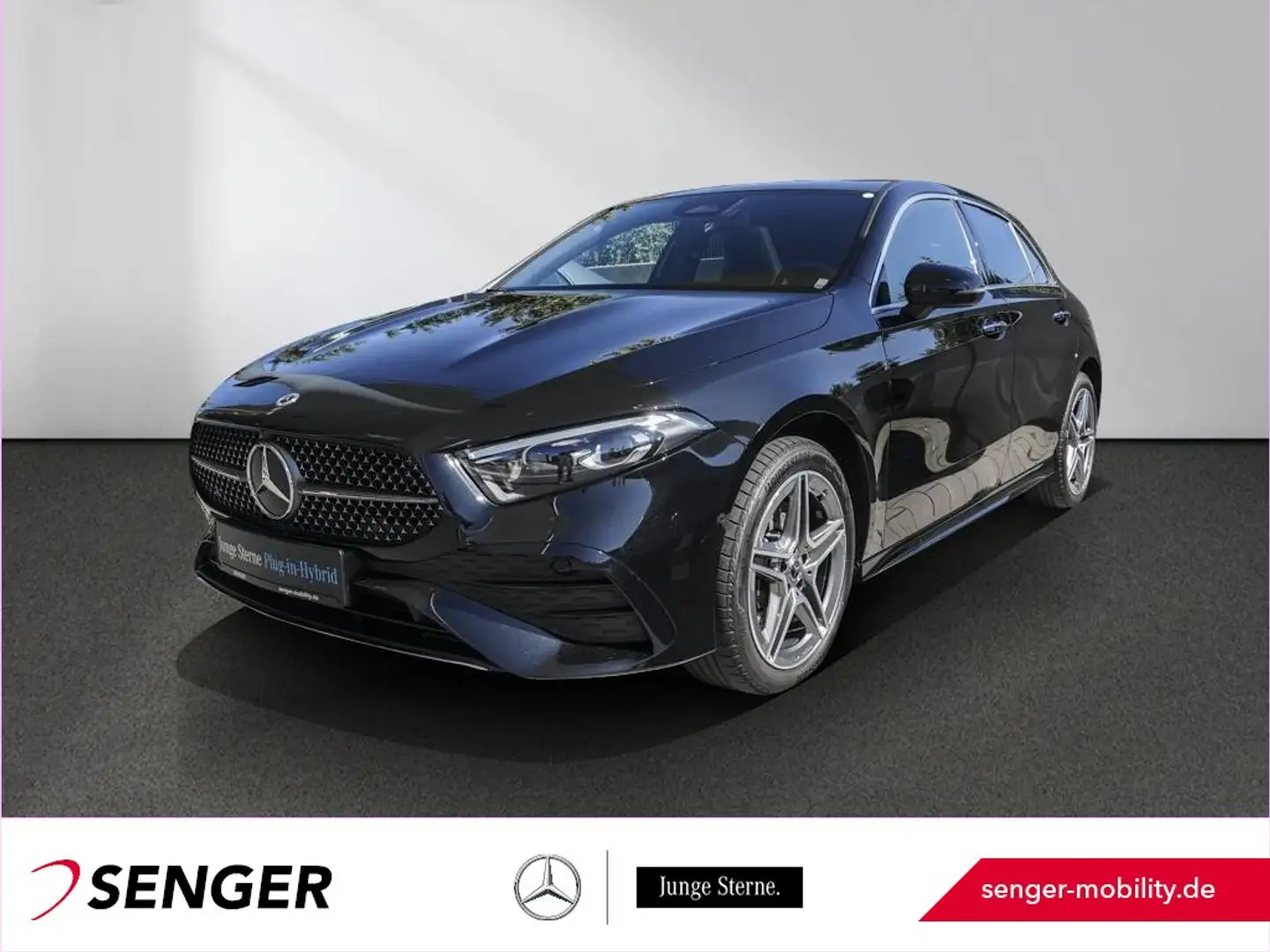 Mercedes-Benz A 250 e AMG Multibeam-LED Panorama MBUX Kamera Noir - 1