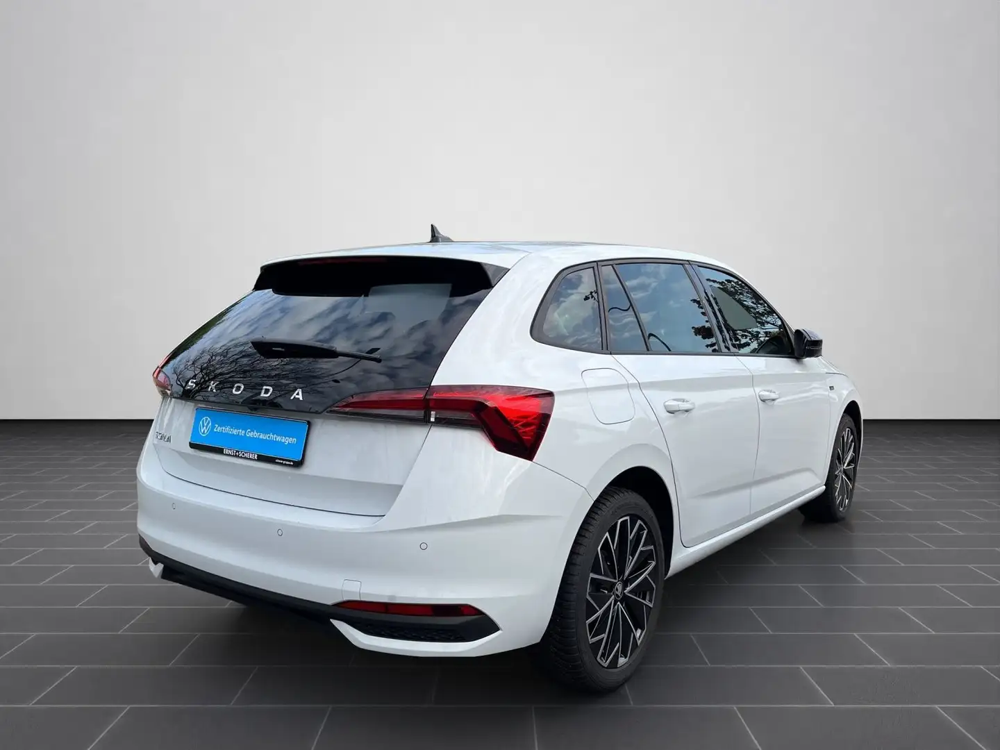 Skoda Scala 1.0 TSI DSG Tour LED+GRA+Kamera+Climatr+Si Weiß - 2