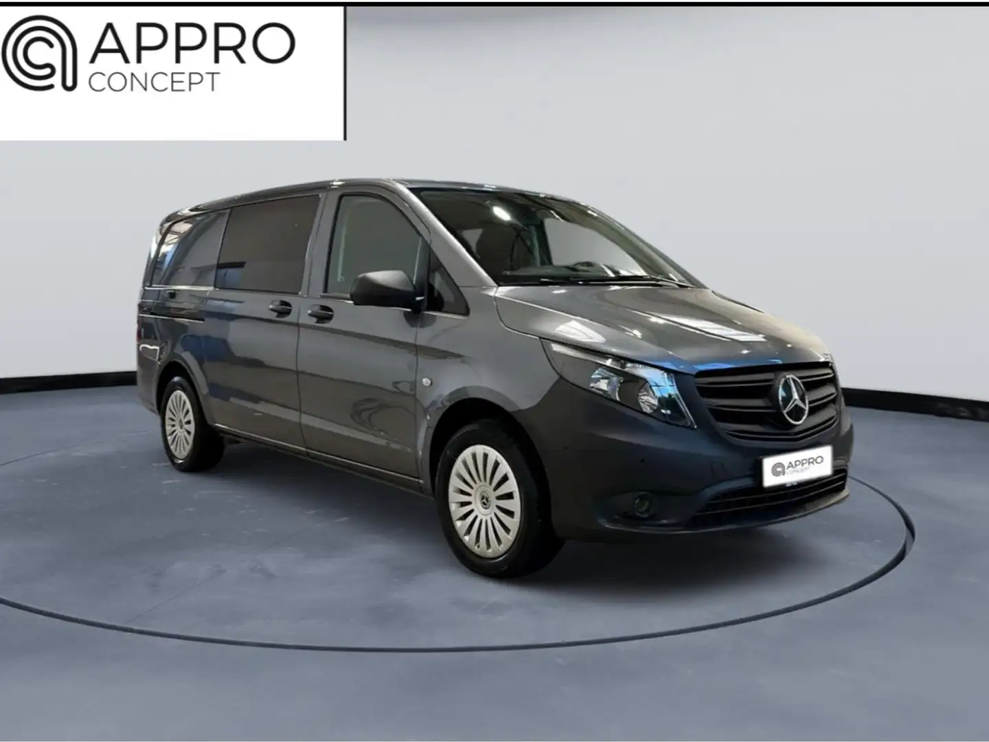 Mercedes-Benz Vito Vito Mixto long 116 CDI BlueEfficiency - BVA 9G-Tronic MIXTO - Select 4-Mat Gris - 1