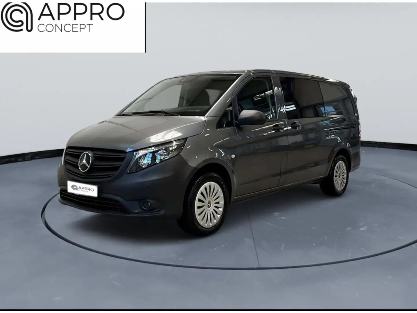 Mercedes-Benz Vito Vito Mixto long 116 CDI BlueEfficiency - BVA 9G-Tronic MIXTO - Select 4-Mat Gris - 2