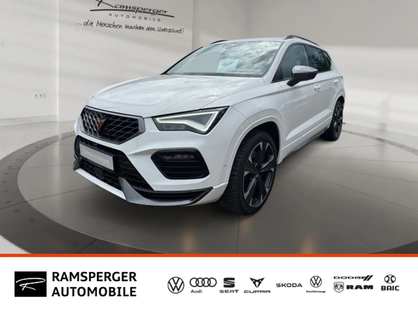 CUPRA Ateca 2.0 TSI 4Drive LED/AHK/Pano/Assist/uvm. Weiß - 1