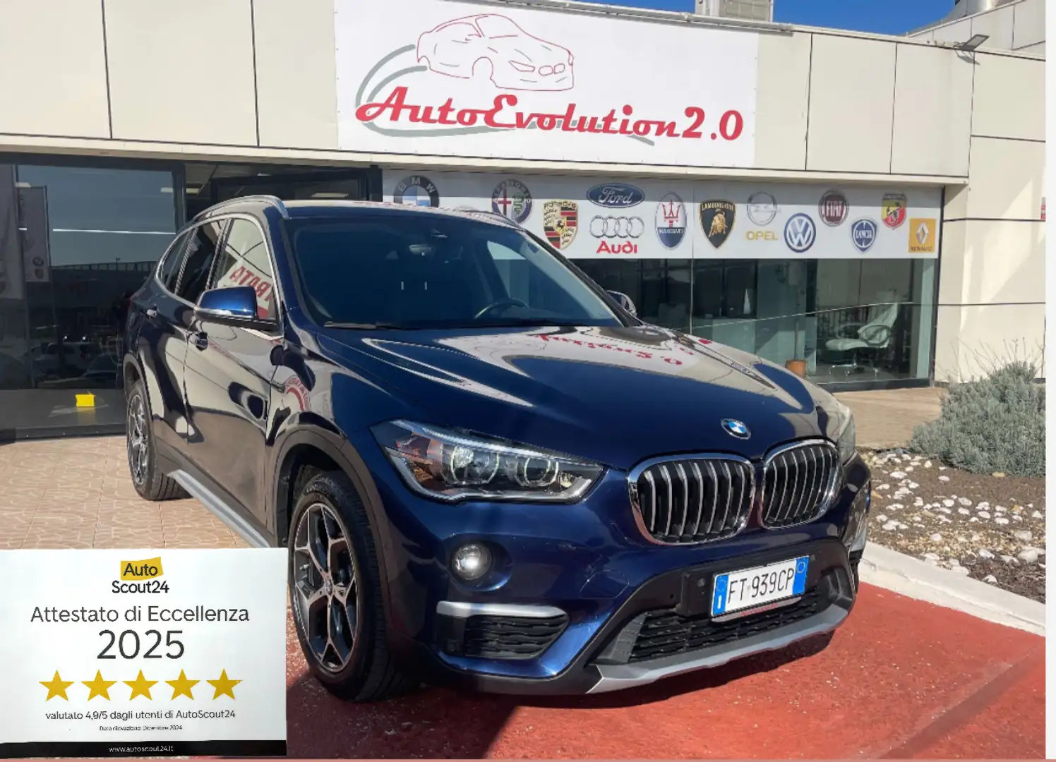 BMW X1 X1 sdrive18d xLine auto my18 Blu/Azzurro - 1